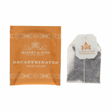 Harney & Sons Black Tea, Tea Bags, Decaffeinated, 50 Count